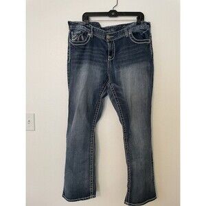 Maurices, Women's Blue Jeans, 22 REG, 5-Pocket Design, Used - In Good Condition